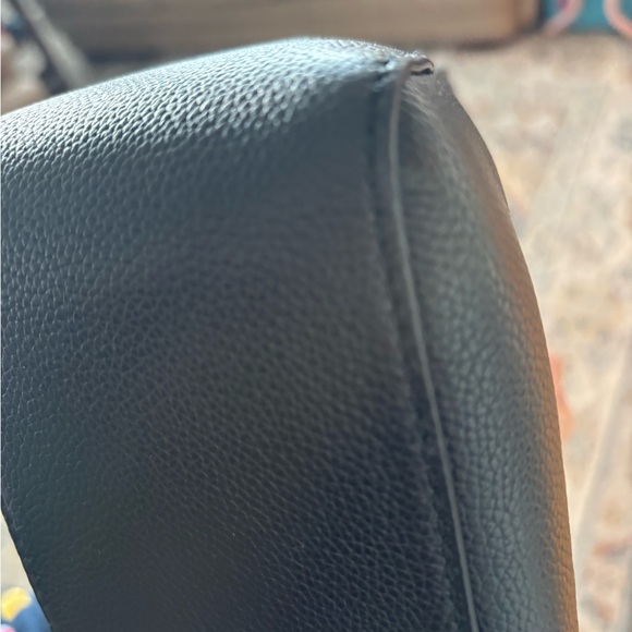 Tory Burch Perry Shoulder Bag - Black Leather with Gold Chain - Picture 7 of 10